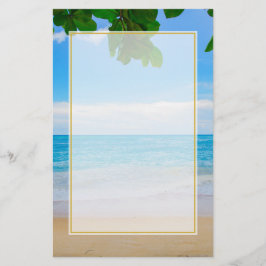 Tropiska Beach Sol Sand and Sea Brevpapper