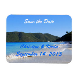 Tropiska Beach Spara datum magneter