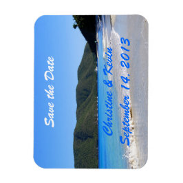 Tropiska Beach Spara datum magneter