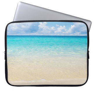 Tropiska Beach Turcos Vatten Laptop Fodral