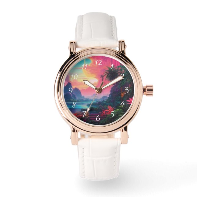 Tropiska bevakningen armbandsur (Framsida)
