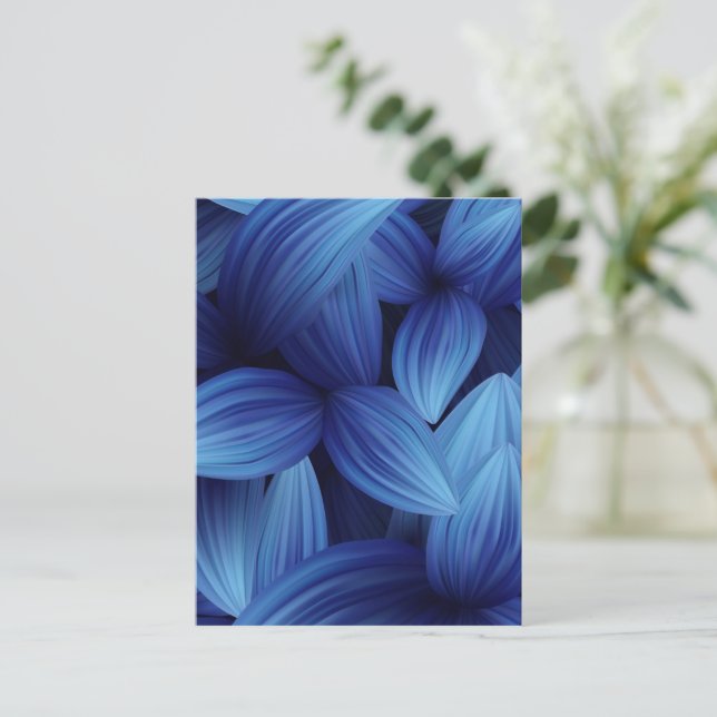 Tropiska blad 12 vykort (Stående Fram)