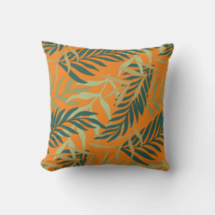 Tropiska blad Grön Natur Design Kudde