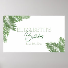 Tropiska blad poster