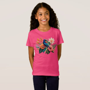 Tropiska blister: en kraftig fusion av Flora T Shirt