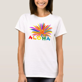 Tropiska blomman Aloha T Shirt