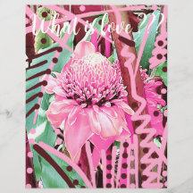 Tropiska blomman av Flyer från Life Bröllop Kärlek