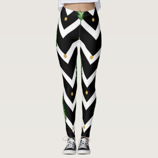 Tropiska Blommigt Vines Leggings