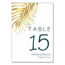 Tropiska Blommigten Bröllop Bordsnummer