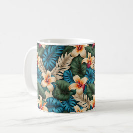 Tropiska Blommigten Fantasy Kaffemugg