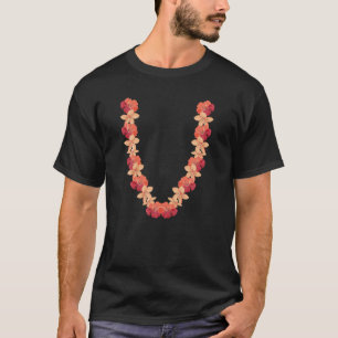 Tropiska Blommigten för blomsterkedja, sommarsemes T Shirt