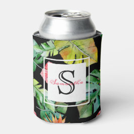 Tropiska Blommigten Hawaiian Luau Monogram