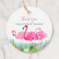 Tropiska Blommigtens Rosa Flamingos