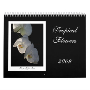 Tropiska blommor 2009 kalender
