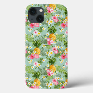 Tropiska blommor & ananas