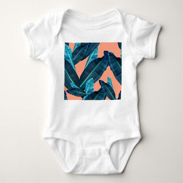 Tropiska blommor, botanisk, sömlös bakgrund. t shirt (Framsida)