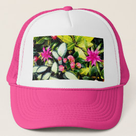 Tropiska blommor keps