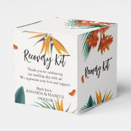 Tropiska blommor Klassisk bröllopsåterhämtningskit Presentaskar