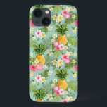 Tropiska blommor och ananas<br><div class="desc">Växter och blommor | Tropiska blommor med tropisk bakgrund. © och ® Bigstock® - Med förbehåll för alla Höger.</div>