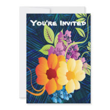 Tropiska blommor och vinodlingar