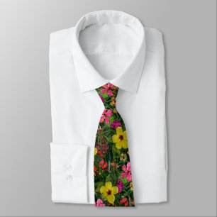 Tropiska blommor slips