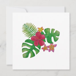 Tropiska blommor spara datumet