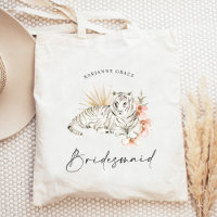 Tropiska Boho Tigers Möhippa Brudtärna