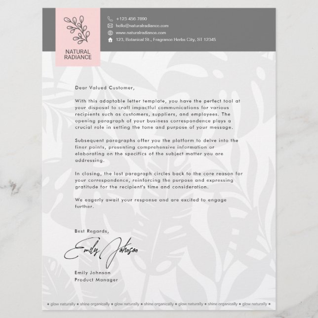 Tropiska botaniker Rosa Mode Beauty Business Brevhuvud (Framsida)