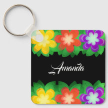 Tropiska botaniska blommor