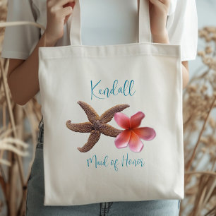 Tropiska Bröllop Maid of honor Brudens sida-gåva Tygkasse
