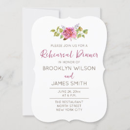 Tropiska Bröllop-repetitionsinbjudningar med blomm Inbjudningar