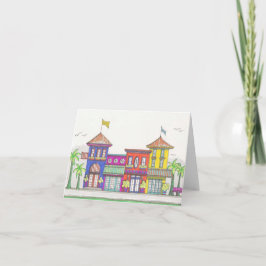 Tropiska butiksnotekare kort