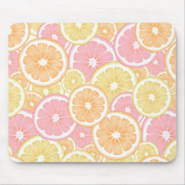 Tropiska Citrus Rosa Orange Gult Fruit Sommar Musmatta