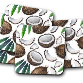 Tropiska Coconut Kork Underlägg | Coconut Underläg