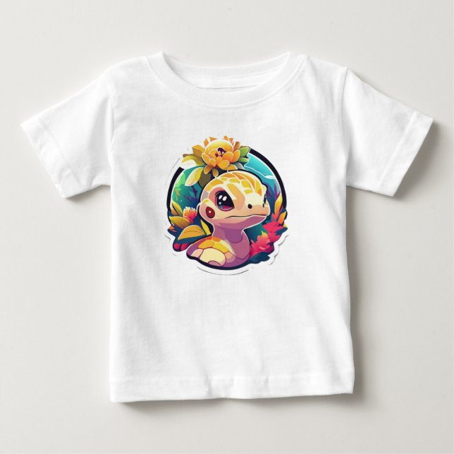 Tropiska Cuties: Hawaiian Baby Shirts for Little T Shirt (Framsida)