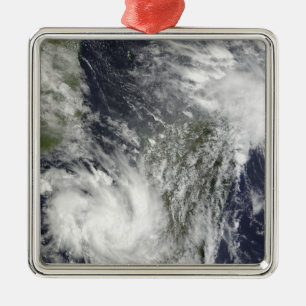 Tropiska Cyclones Eric och Fanele Julgransprydnad Metall