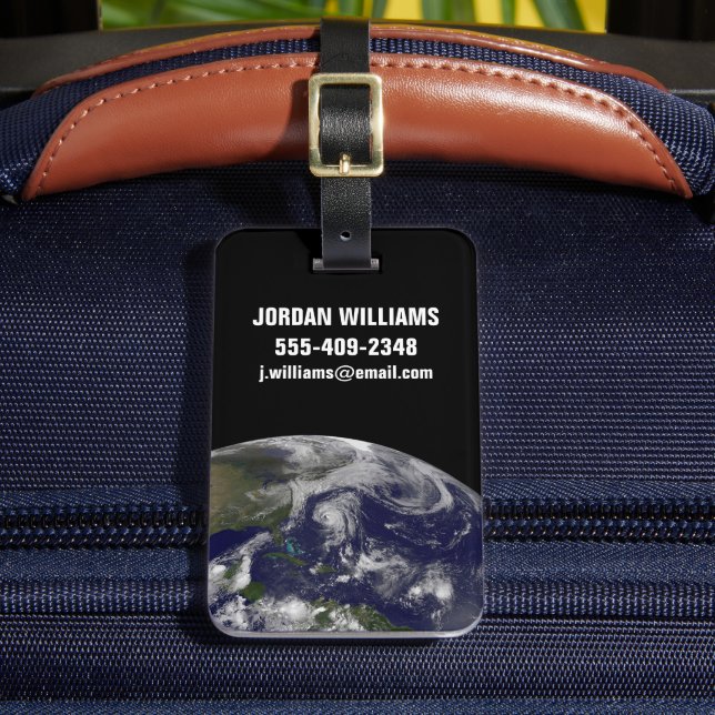 Tropiska cykloner Katia, Lee, Maria och Nate. Bagagebricka (Framsida Insitu 2)