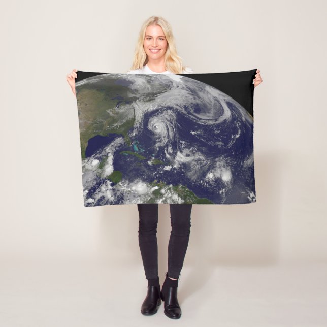 Tropiska cykloner Katia, Lee, Maria och Nate. Fleecefilt (På plats)