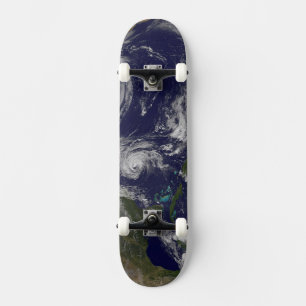 Tropiska cykloner Katia, Lee, Maria och Nate. Mini Skateboard Bräda 18,5 Cm