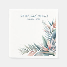 Tropiska drömmen Bröllop- Pappersservett