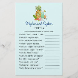 Tropiska drycker Parppels Trivia-spel