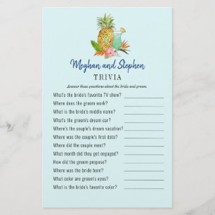 Tropiska drycker Parppels Trivia-spel