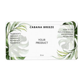 Tropiska etiketter av typen "ThLED Dropper Flaska" Fraktsedel