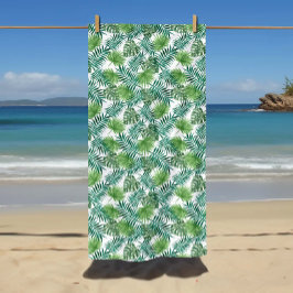 Tropiska exotiska Handflatan-Löv Mönster