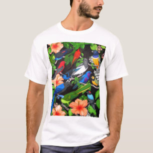 Tropiska fåglar av den Mexico T skjortan Tee Shirt