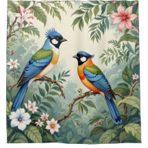 Tropiska fåglar i Jungle