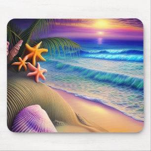 Tropiska Fantasy Beach Sunset Musmatta