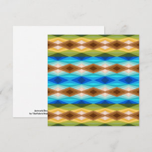 Tropiska Färgaden Kaleidoscope Abstrakt Art Kort