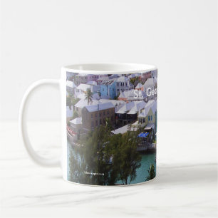Tropiska färger från Bermuda Kaffemugg