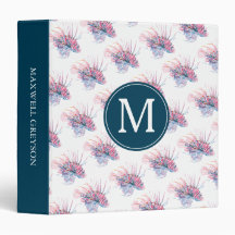 Tropiska Fish Marine Life Back to school Binder